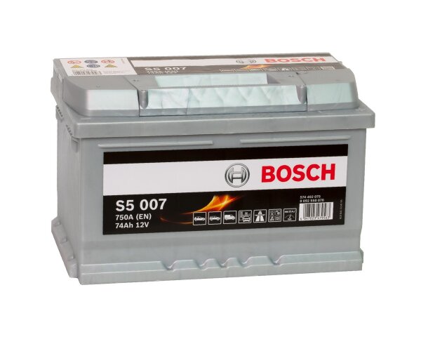 Bosch S5007 - 12V/ 74Ah / 750A