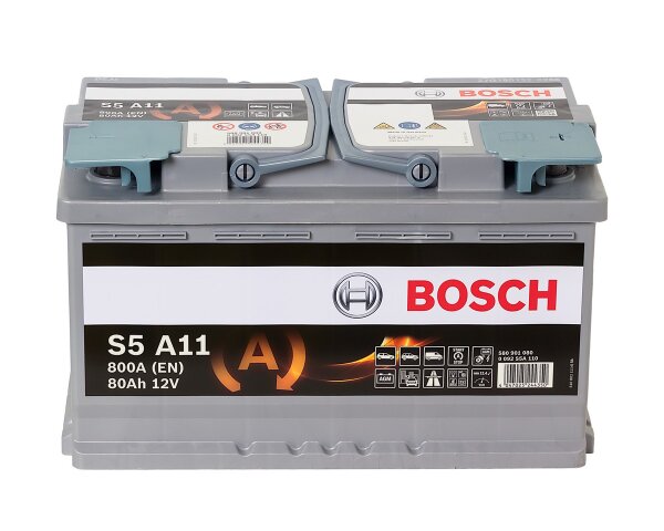 Bosch S5A11 - 12V/ 80Ah / 800A / AGM