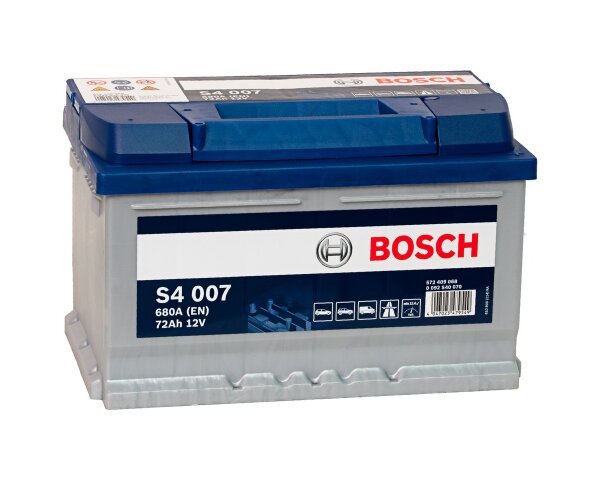 Bosch S4007 - 12V/ 72Ah / 680A