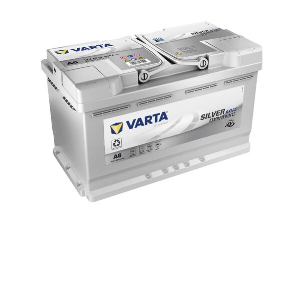 Varta A6 - Starter battery Silver Dynamic - 12V / 80Ah / 800A/ AGM