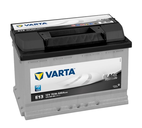 Varta E13 - Auto battery Black Dynamic / 12V / 70Ah / 640A