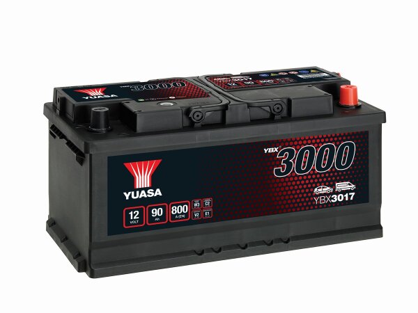 YUASA YBX3017 Starterbatterie 12 V 90 Ah 800 A (EN)